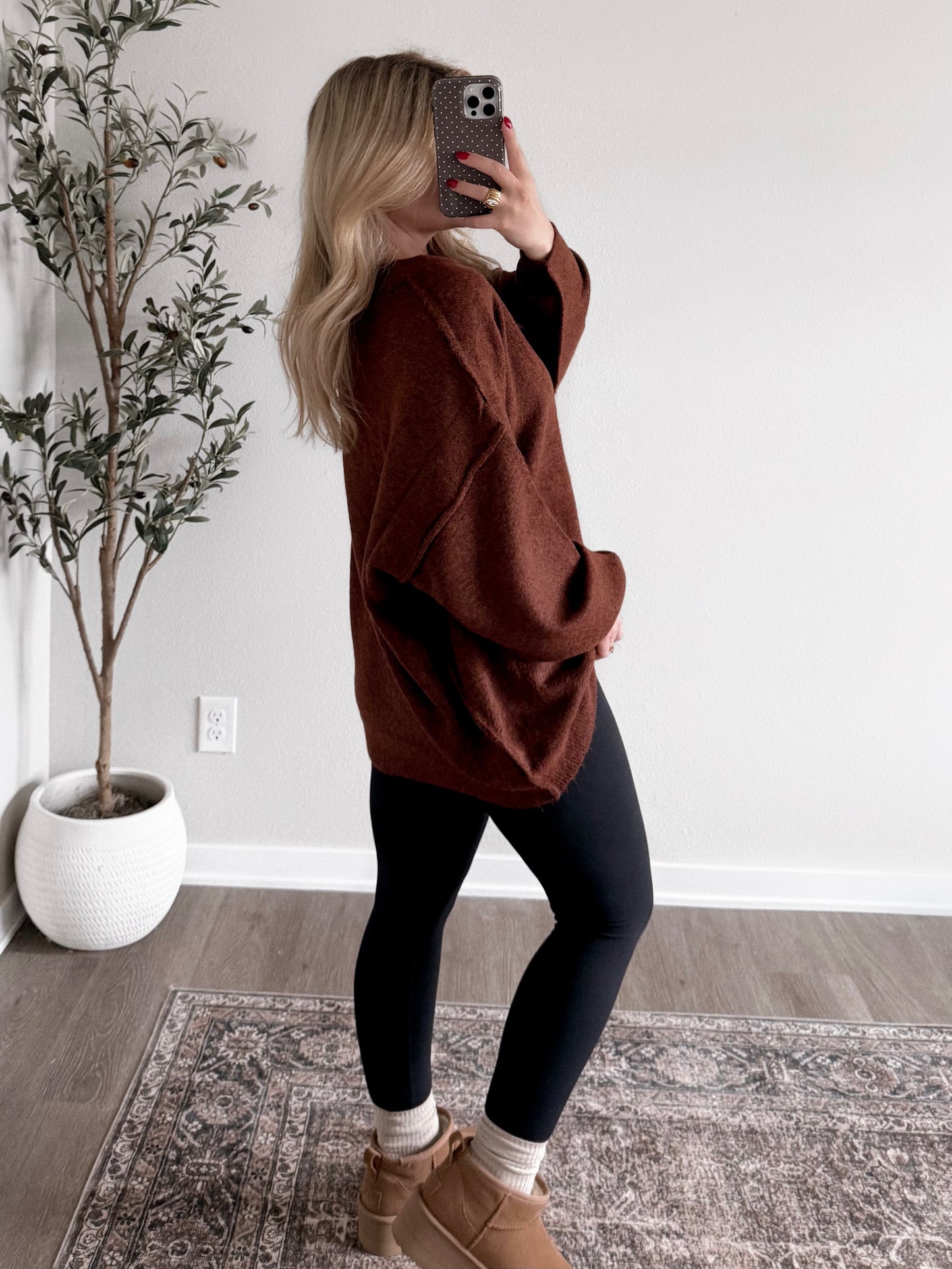 DOORBUSTER: Softline Oversized Sweater / Brown