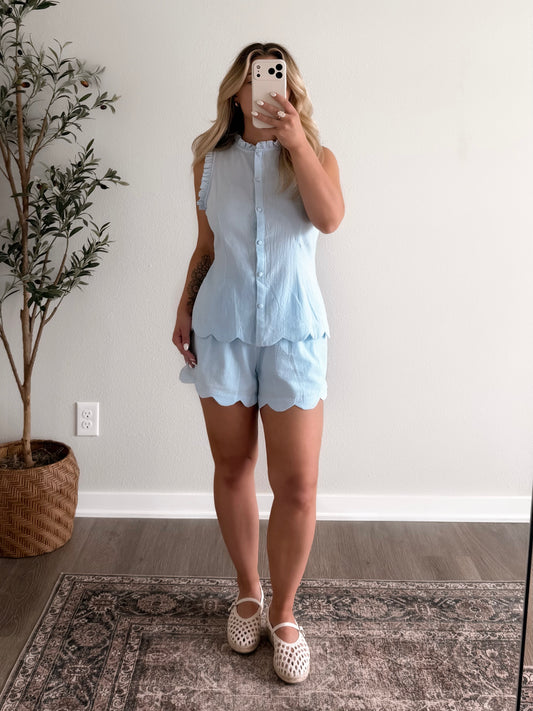 Bella Mae Linen Short Set