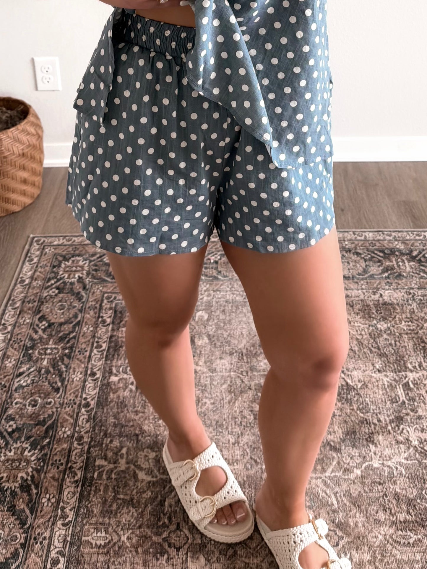 Dotty Gal Halter Short Set