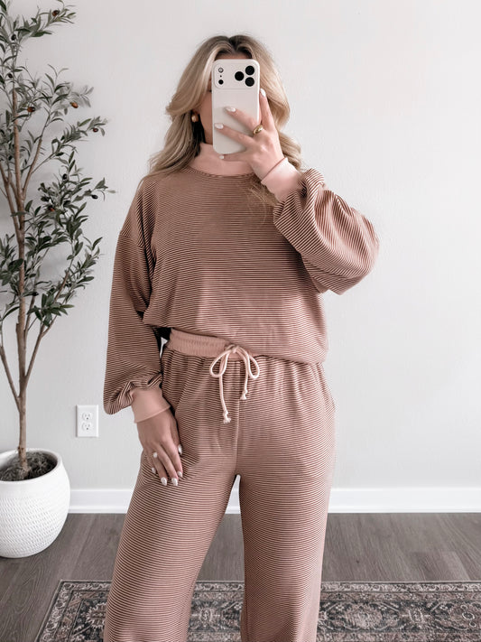 Strawberry Milk Lounge Set (Tall Friendly)