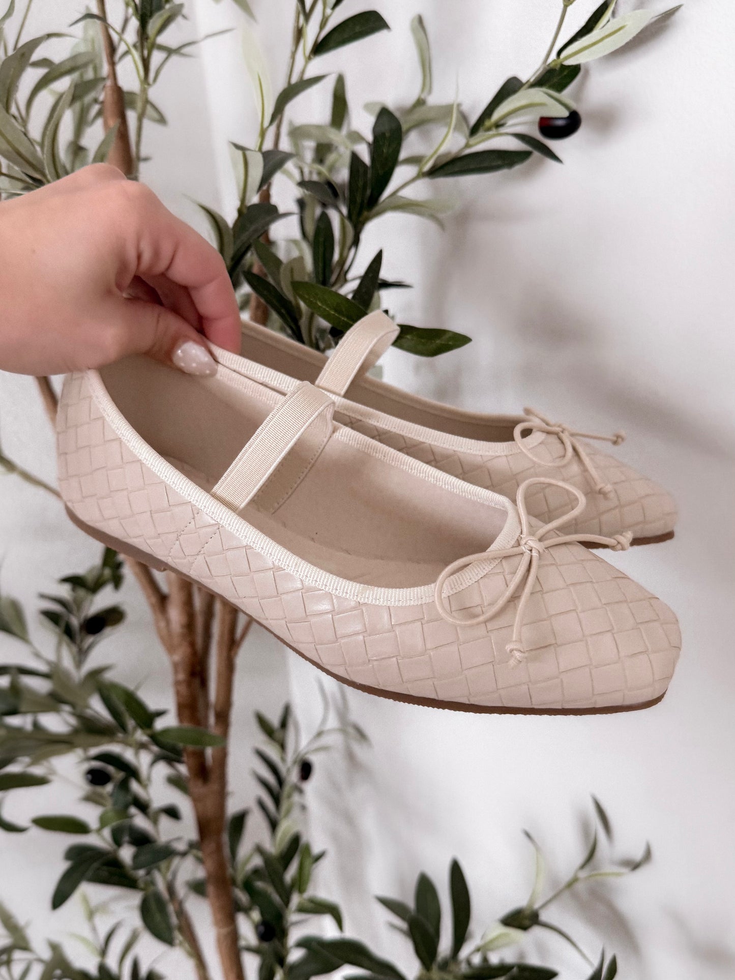 Logan Woven Ballet Flat