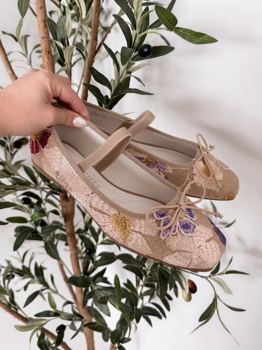London Floral Ballet Flat