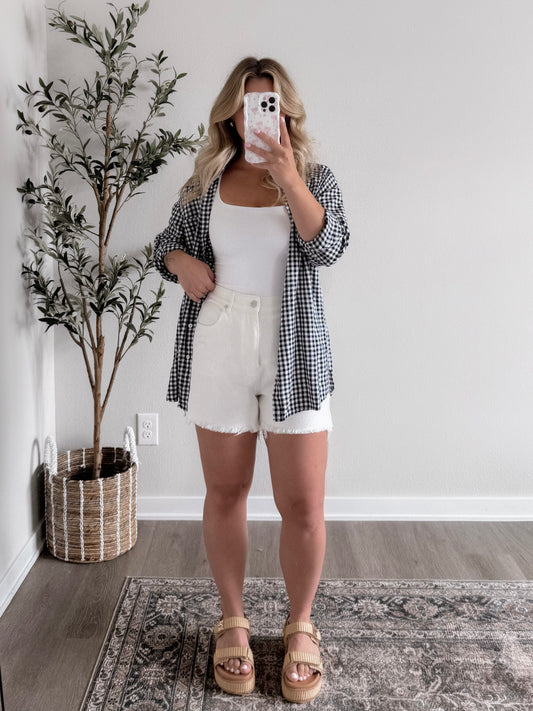 Whitmore Stretch Denim Mom Short Final Sale