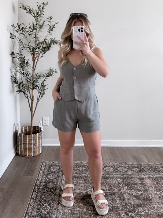 Harbor Linen High Waisted Short Final Sale
