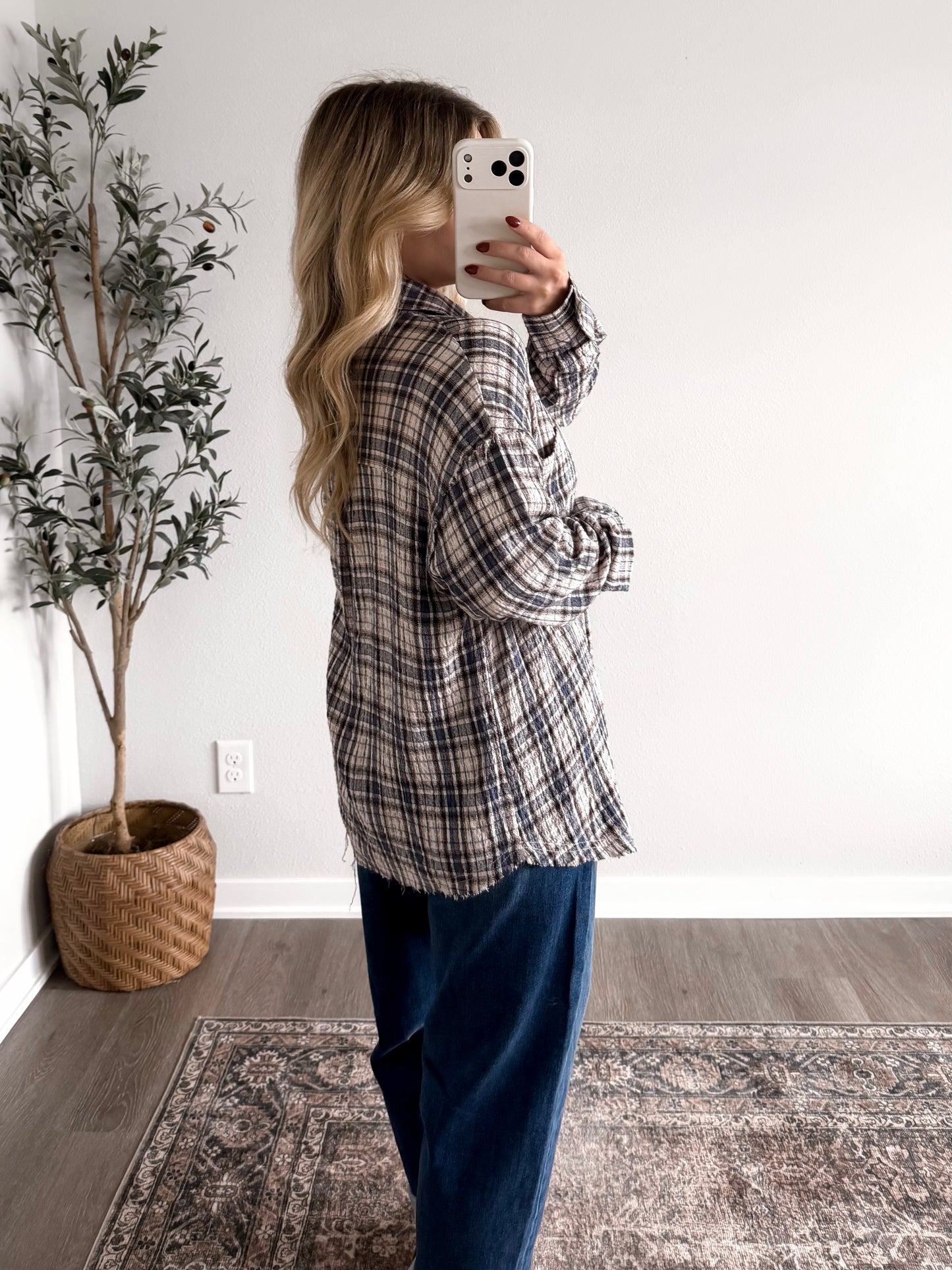 Creekside Plaid Button Down Flannel