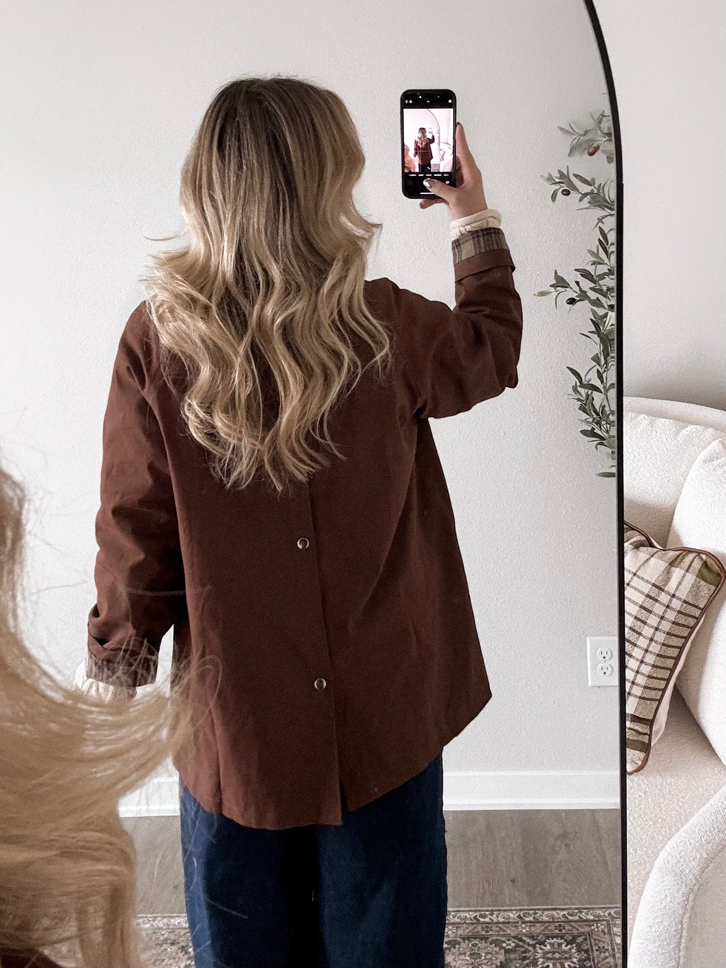 Harvest Collared Barn Jacket / Brown