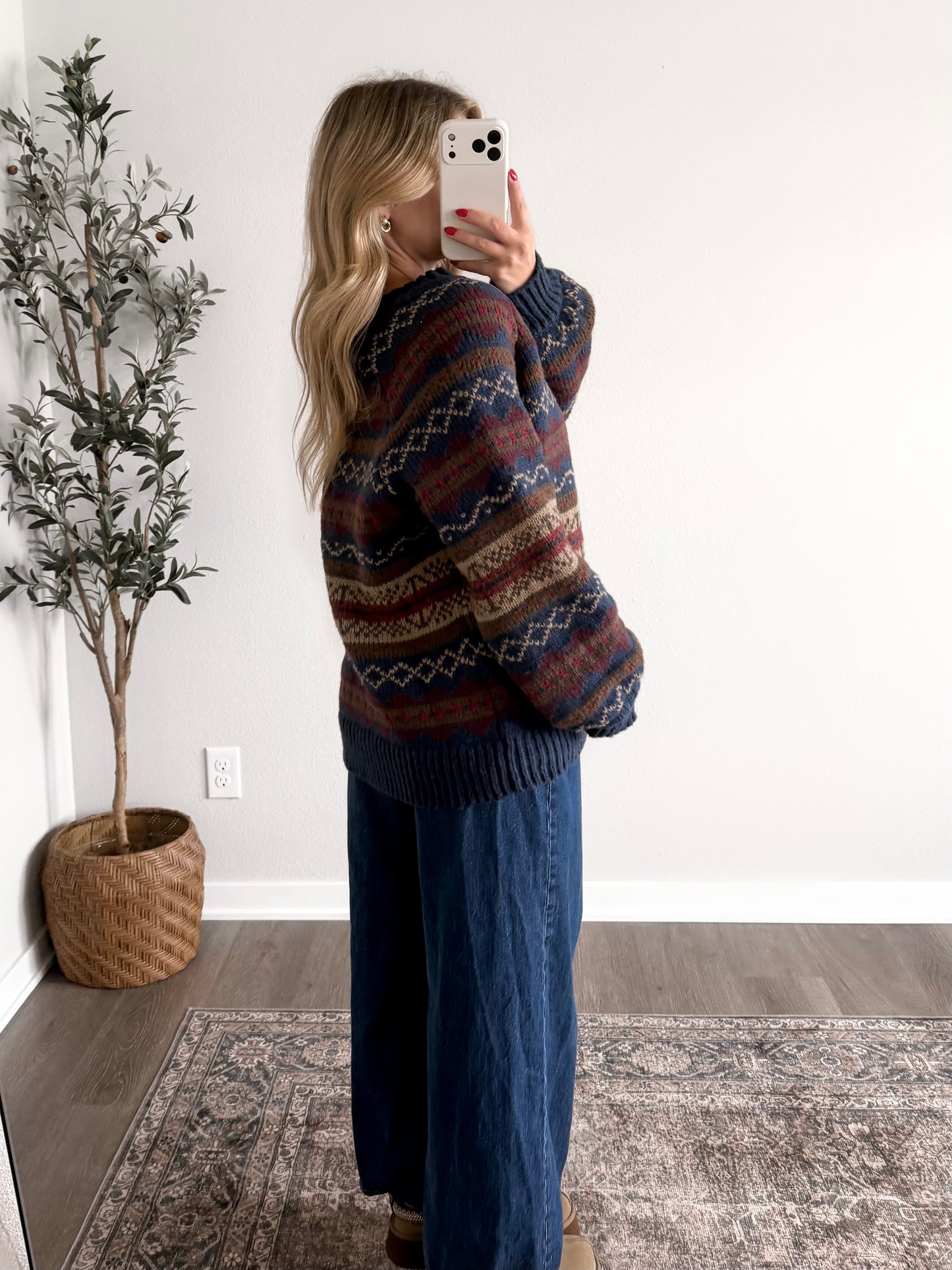 Stowe Knit Sweater / Navy