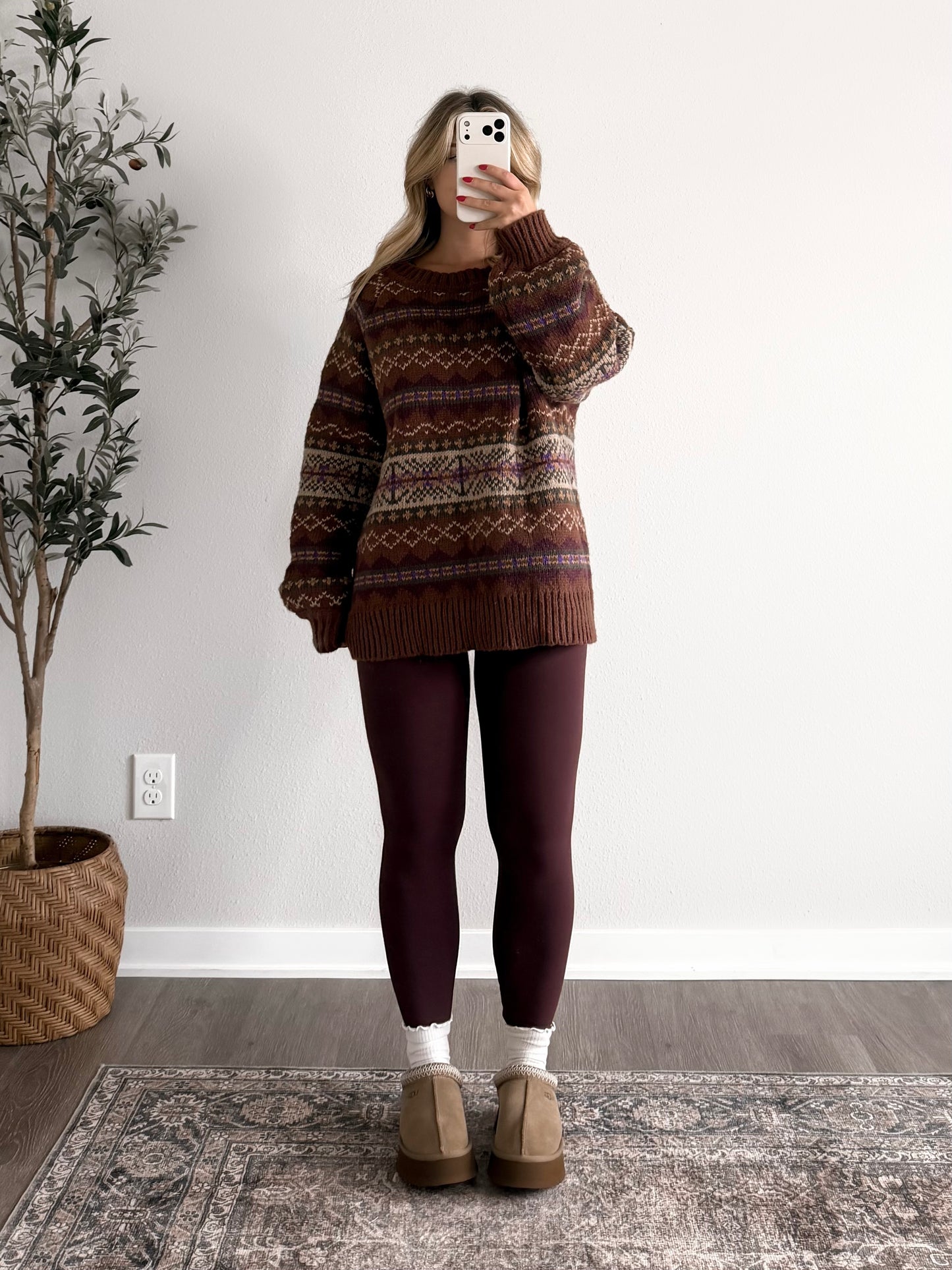 Stowe Knit Sweater / Brown