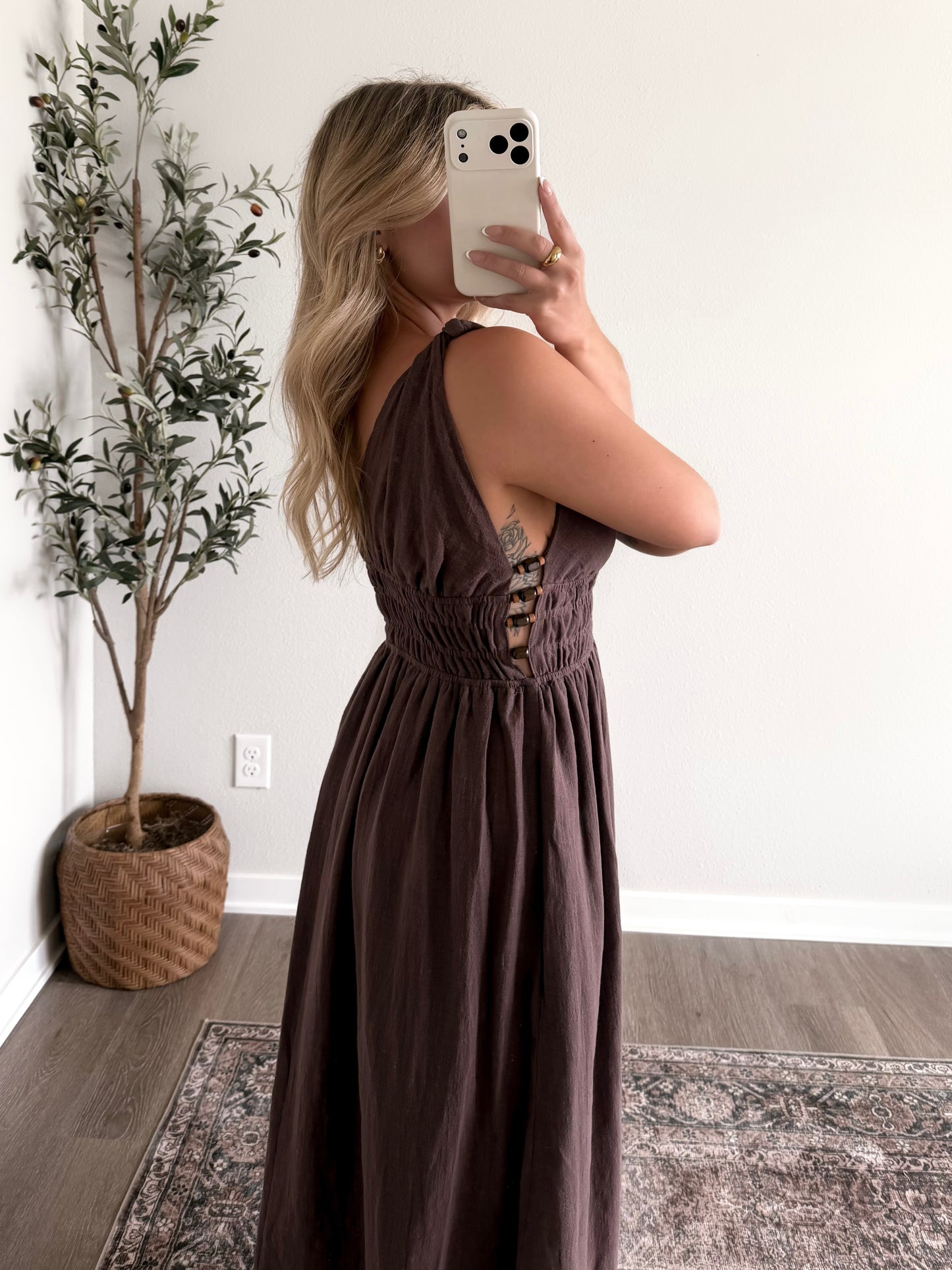 Cabo Beaded Midi Dress (Restocking 6.29)