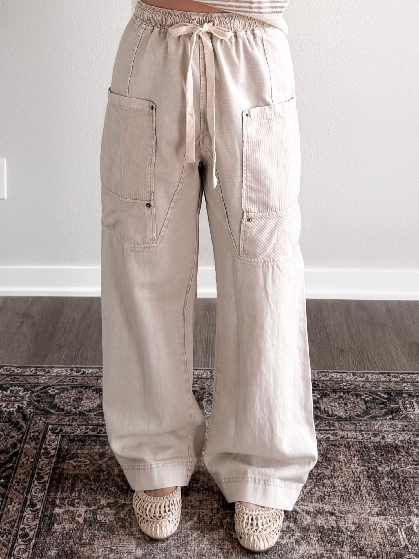 Sam High Rise Utility Barrel Pant