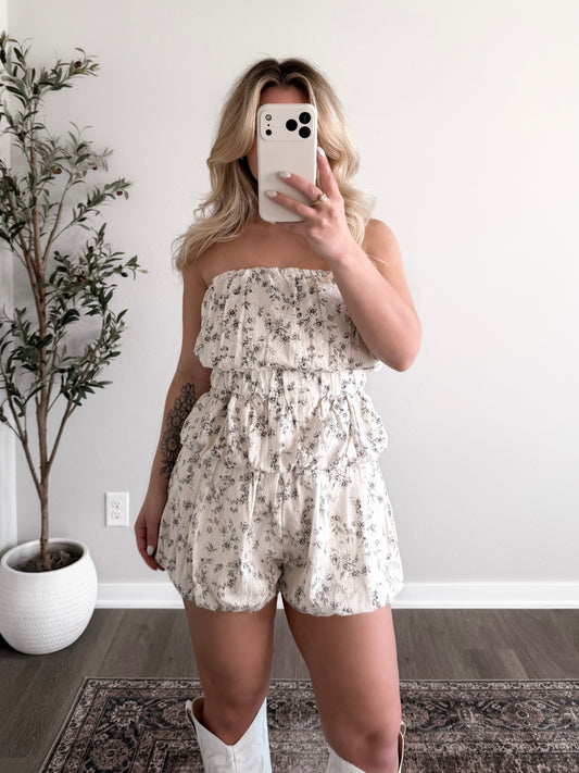 Vintage Poet Foral Bubble Set