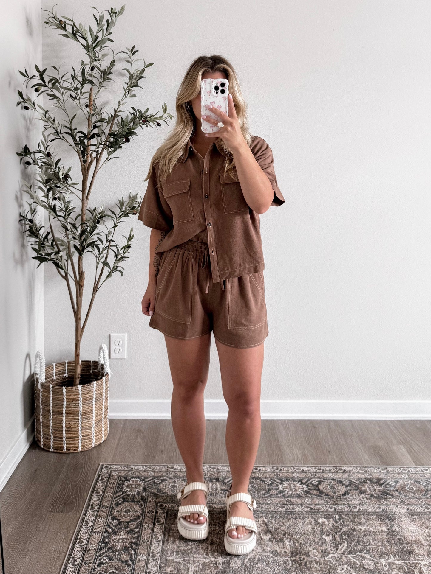 Brandy Mocha Matching Set