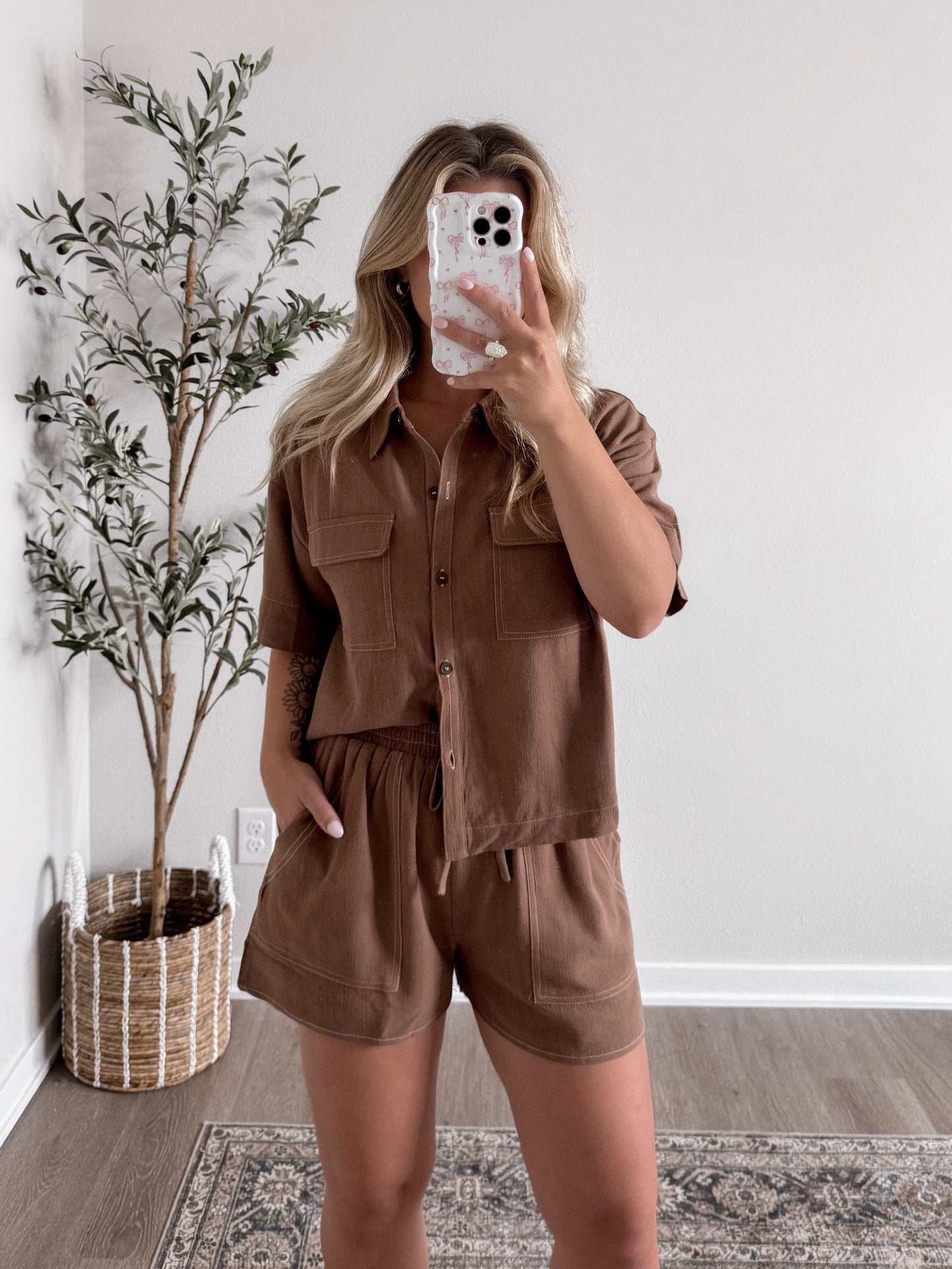 Brandy Mocha Matching Set
