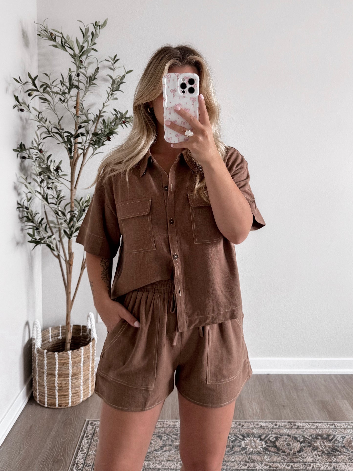 Brandy Mocha Matching Set