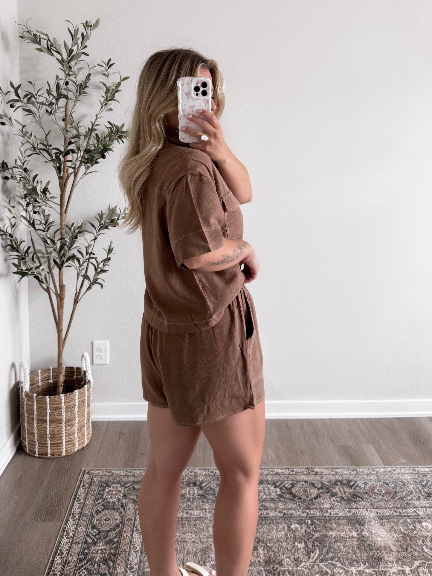 Brandy Mocha Matching Set