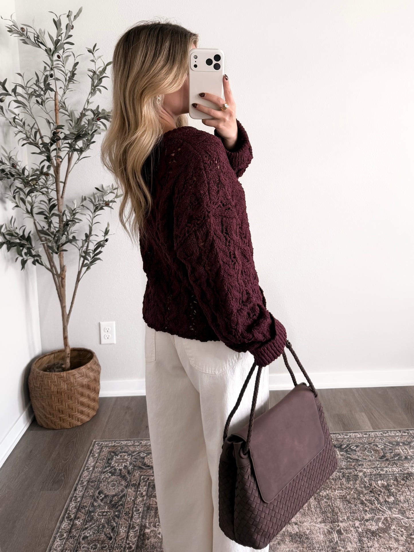 Bramble Berry Open Knit Sweater