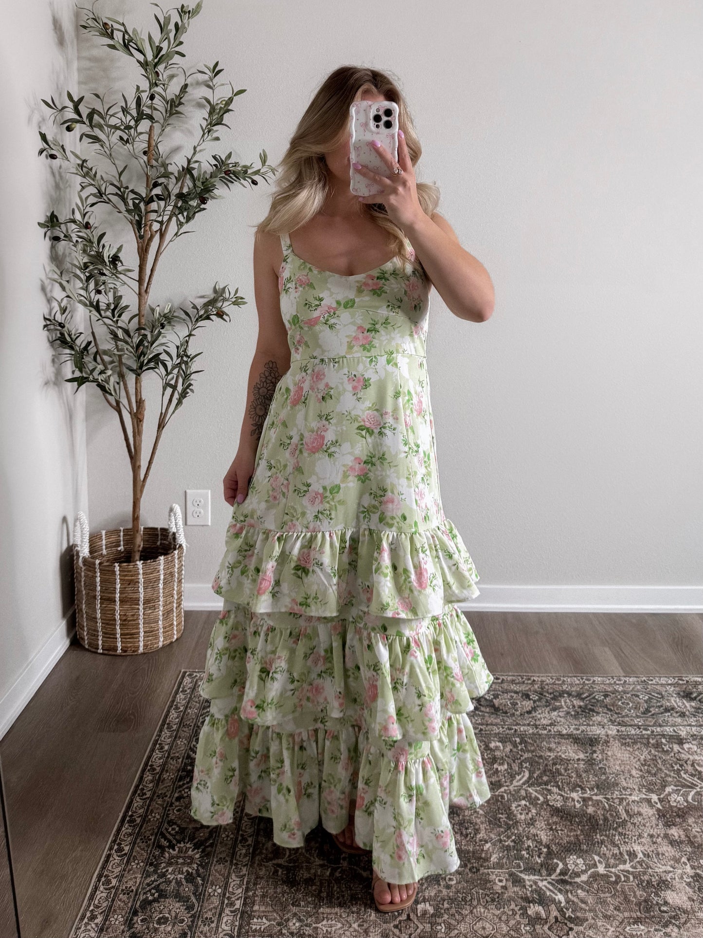 In Bloom Floral Maxi Dress Final Sale