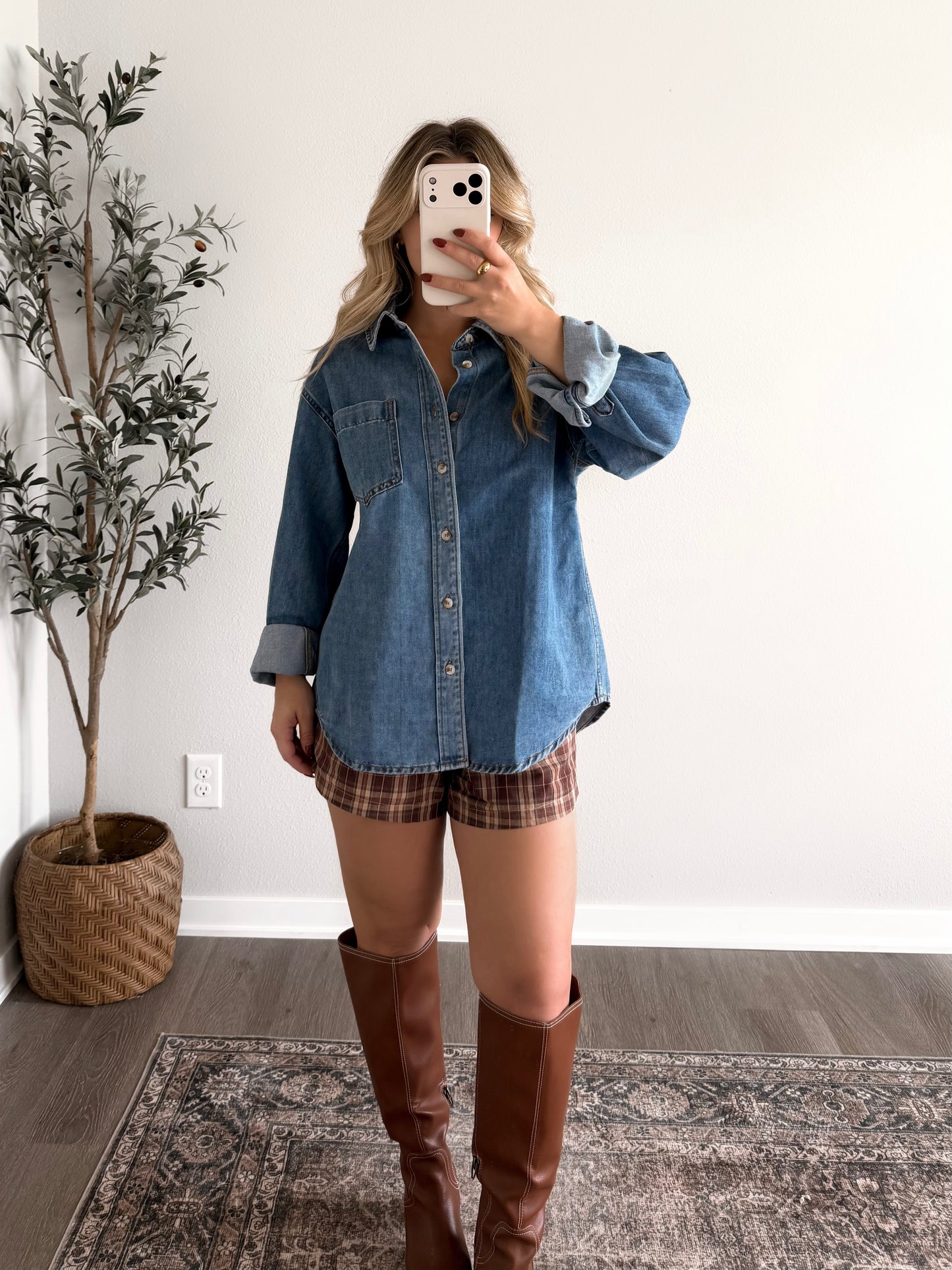Early Autumn Plaid Shorts
