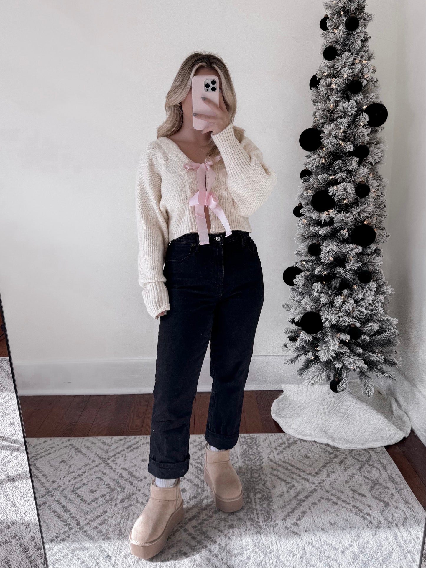 Wrapped In A Bow Tie Sweater Final Sale