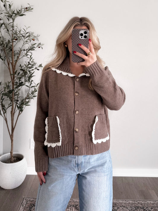 Morning Chai Collared Sweater