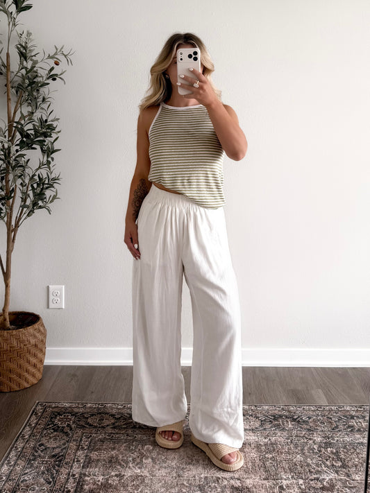 Kiwi Crush Striped Tank