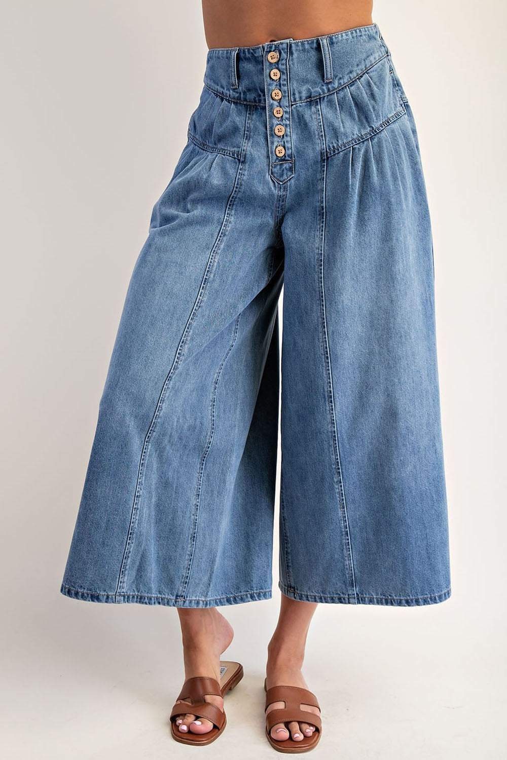 Sawyer High Rise Wide Leg Crop Pant (Short Friendly)