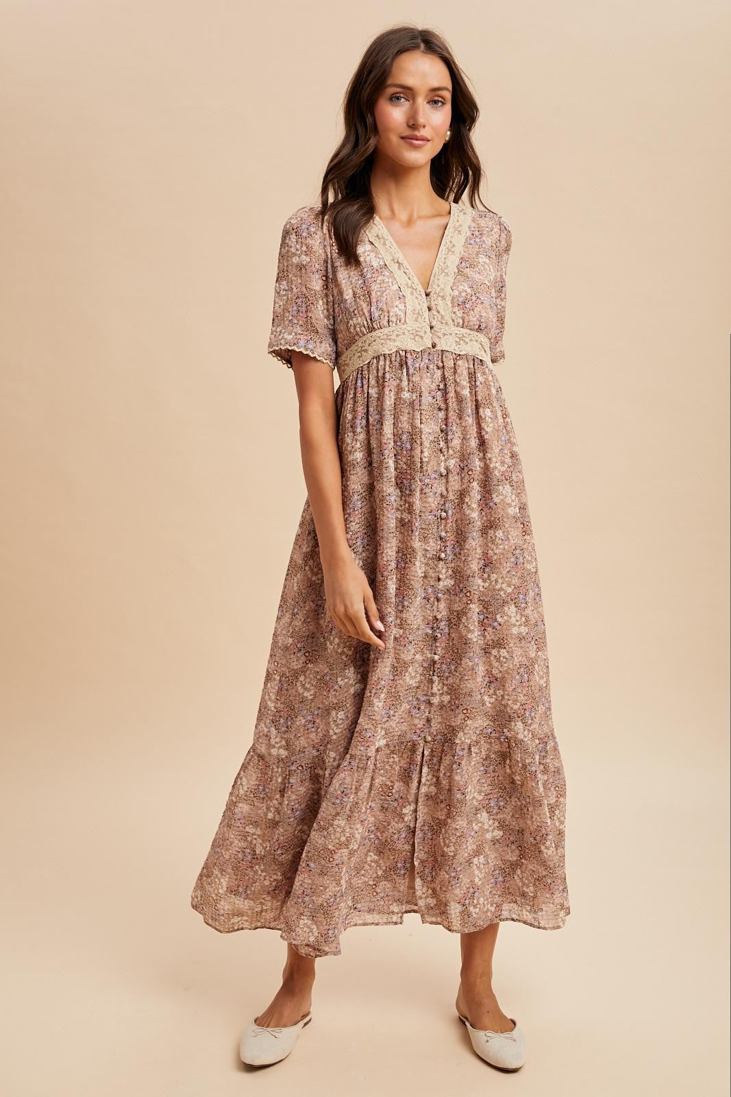 Antoinette Floral Maxi Dress