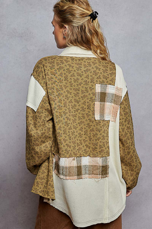 Pick Of The Patch Waffle Shacket
