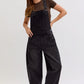 Asher Barrel Overalls / Washed Black (PREORDER: est ship 11.18)