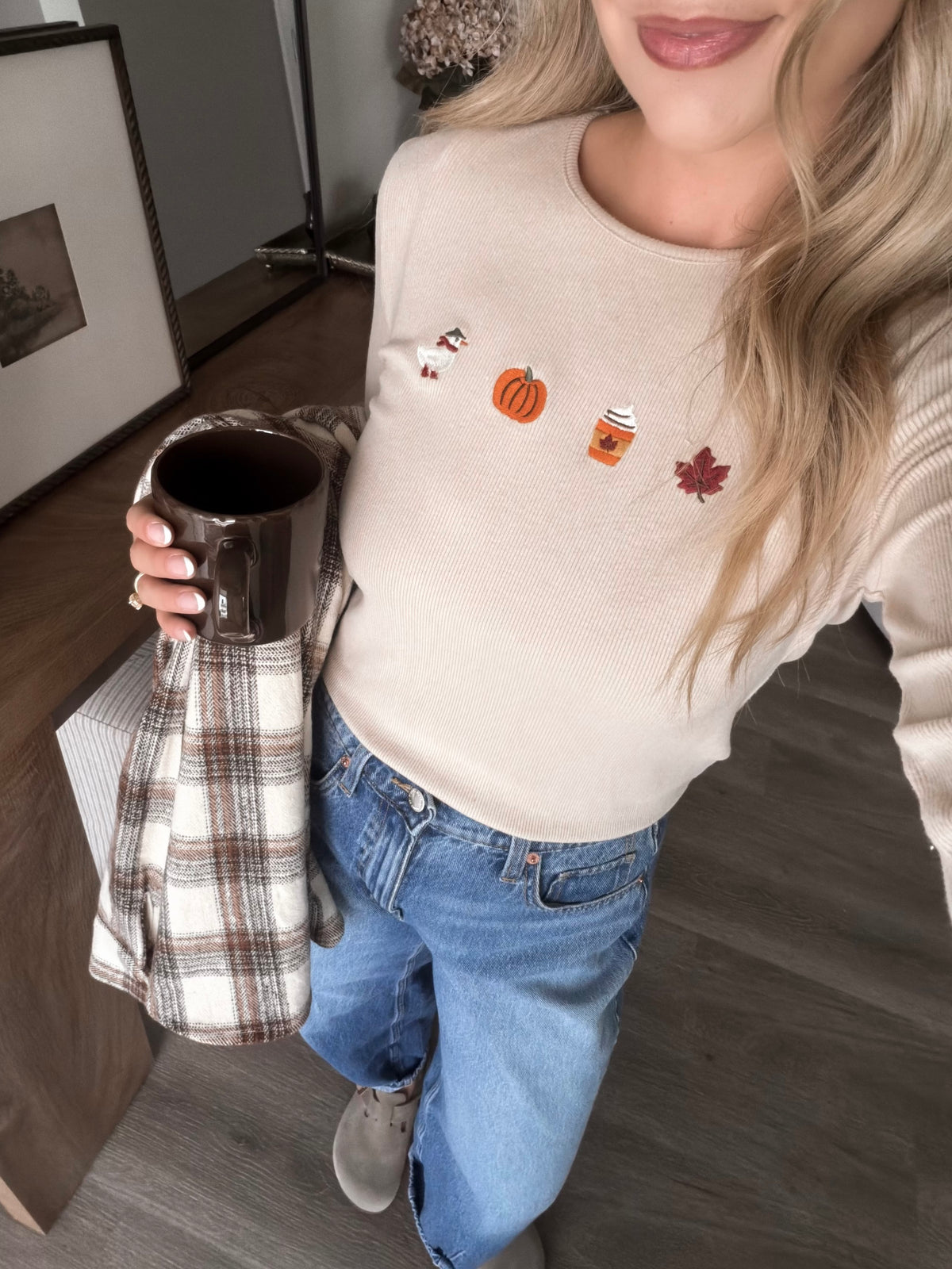 Fall Favorites Embroidered Basic