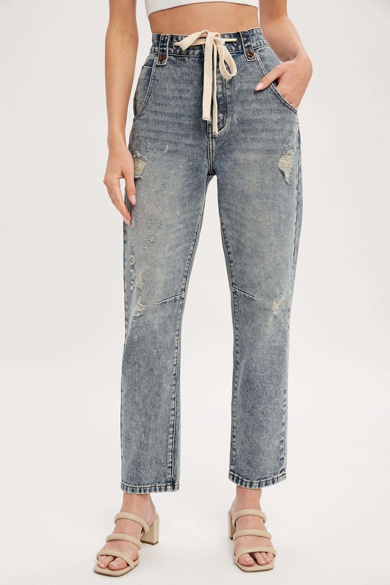 Berkleigh High Waisted Boyfriend Jeans