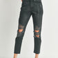 The Beverly Washed Black Straight Jean Final Sale s