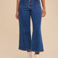 The Rebeccah High Rise Crop Wide Leg Denim Final Sale