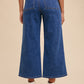 The Rebeccah High Rise Crop Wide Leg Denim Final Sale