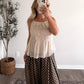 Luna Ruffle Babydoll Cami