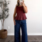 Saddlewood Suede Top