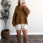 Woodstock Knit Sweater / Golden Rod