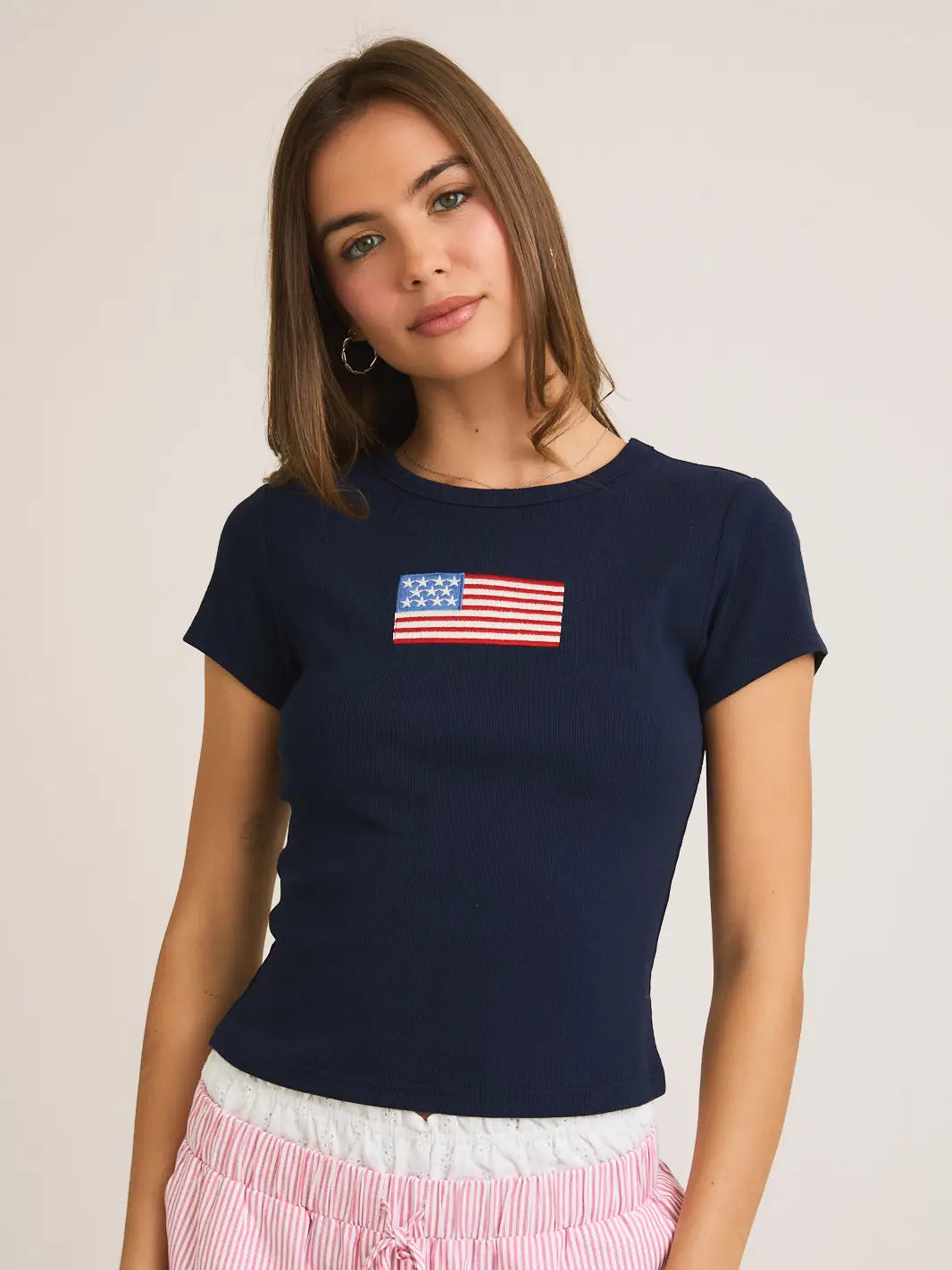 USA Classic Basic Tee / Navy (PREORDER EST SHIP 5.19)