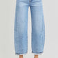 Harlow High Rise Barrel Jean / Light Wash