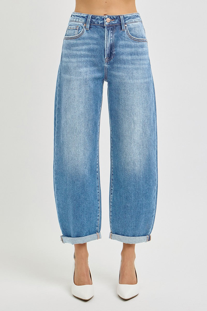 Reese High waisted Barrel Jean