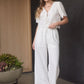 White Eyelet Pant Set (Final Sale)