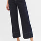 Eve High Rise Wide Leg Crop Jean / Dark Wash