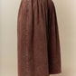 Sawyer High Rise Wide Leg Crop Pant / Brown (Short Friendly)