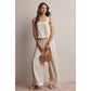 White Sand Linen Pant Set