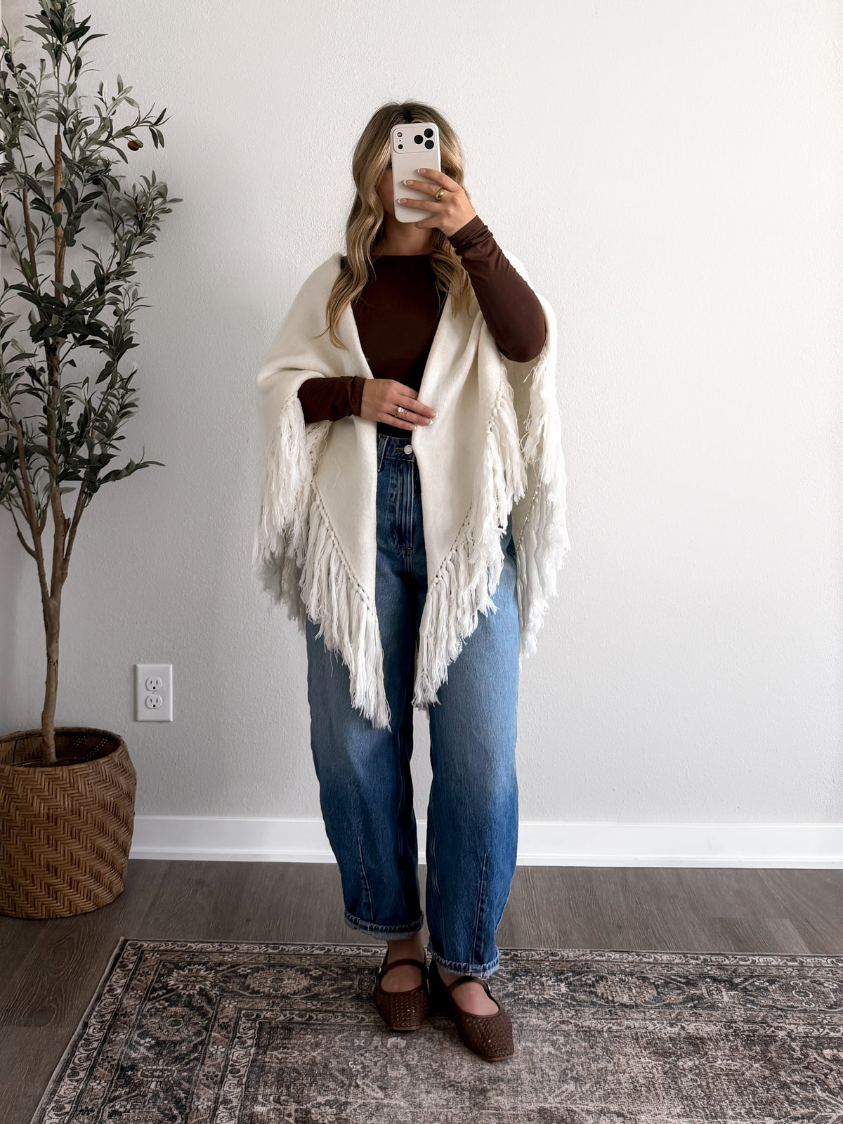Autumn Air Knit Shawl