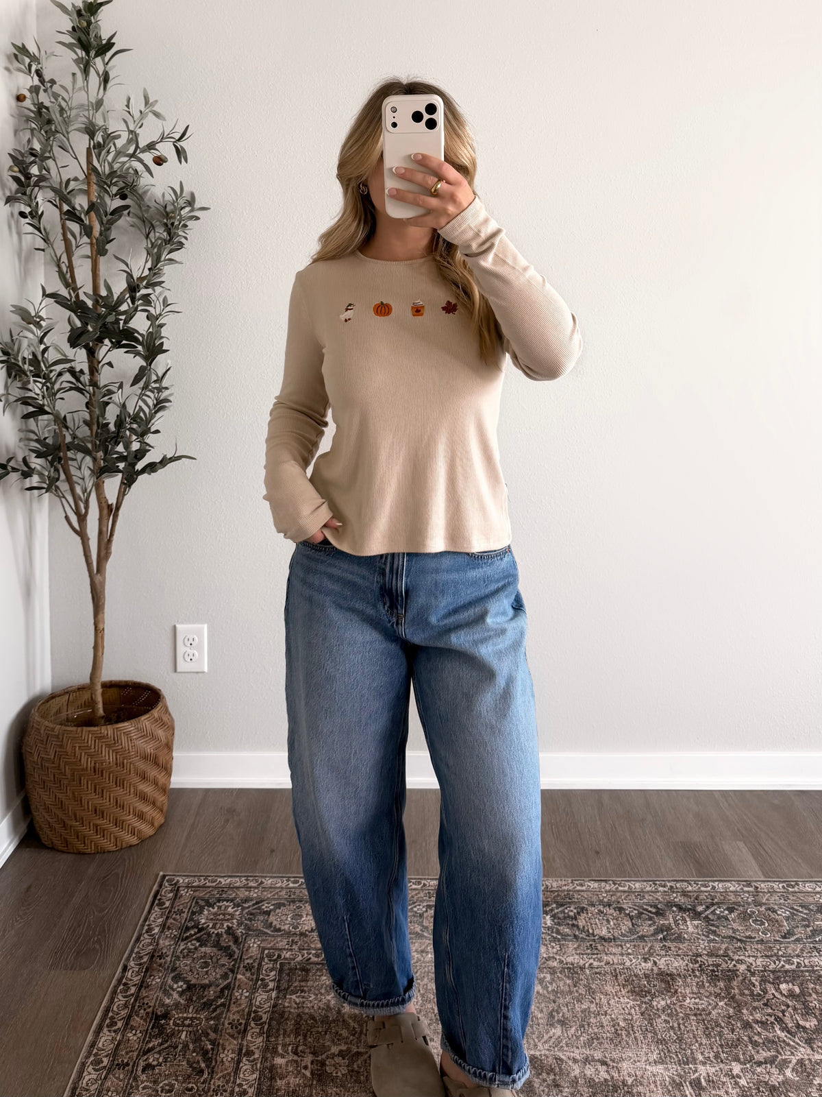 Fall Favorites Embroidered Basic