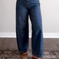 Hayes High Rise Barrel Jean