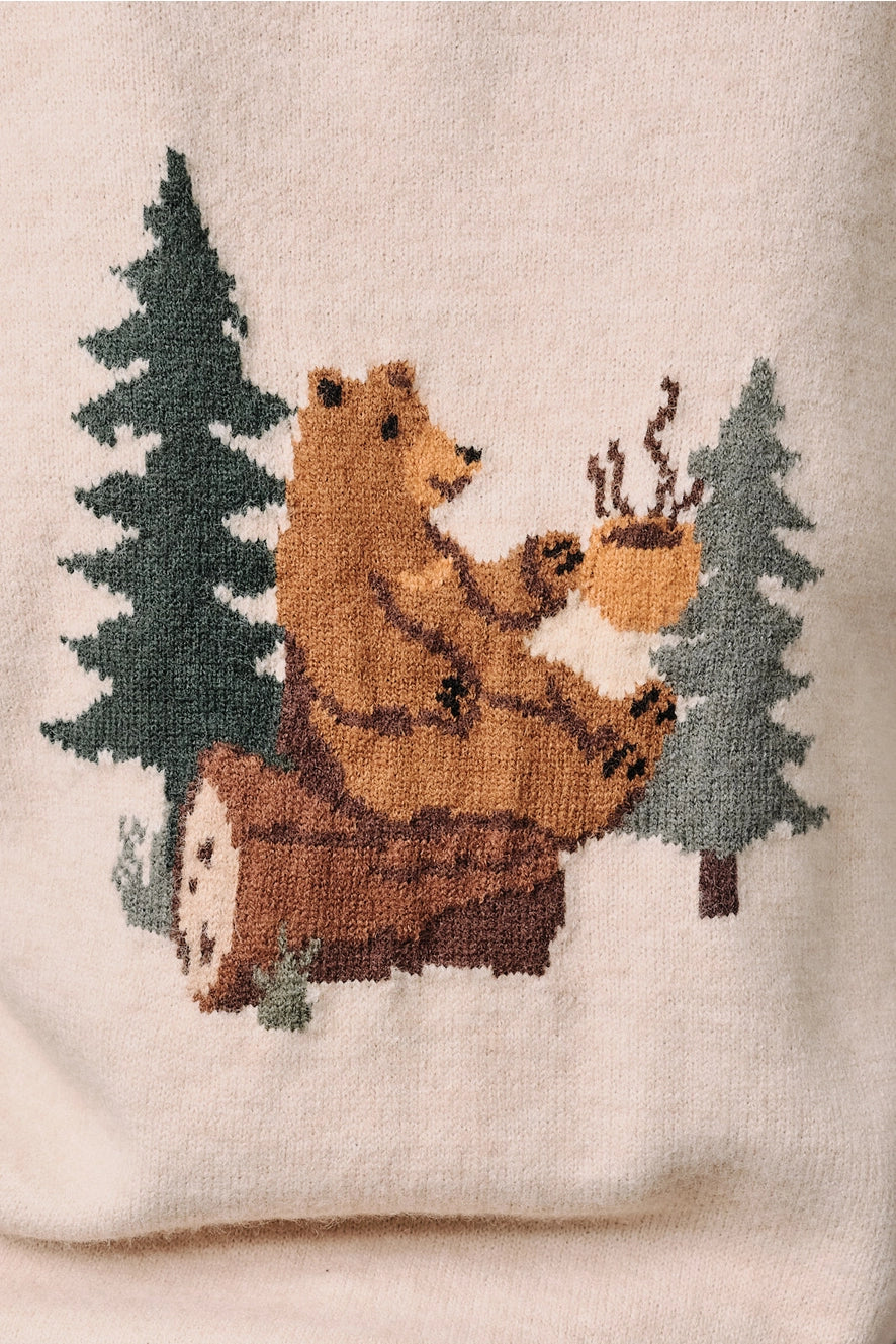 Campfire Coffee Cub Sweater