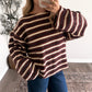 Throwback Stripe Knit Top