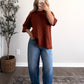 Between Seasons Sweater / Rust